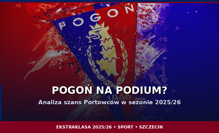 Pogoń Szczecin - analiza szans na podium Ekstraklasy 2025/26
