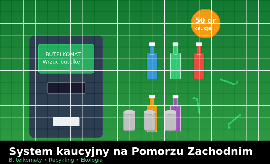 Butelkomat - automat do zwrotu butelek w systemie kaucyjnym na Pomorzu Zachodnim