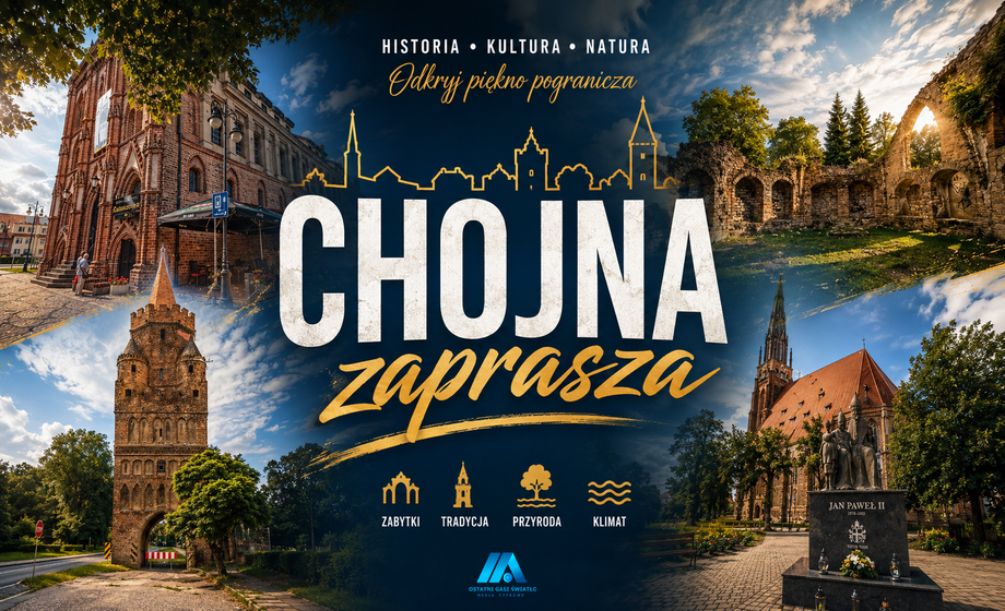 Chojna - historyczne zabytki miasta i lotnisko wojskowe
