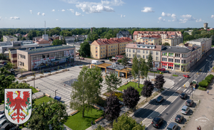 Panorama Choszczna z lotu ptaka